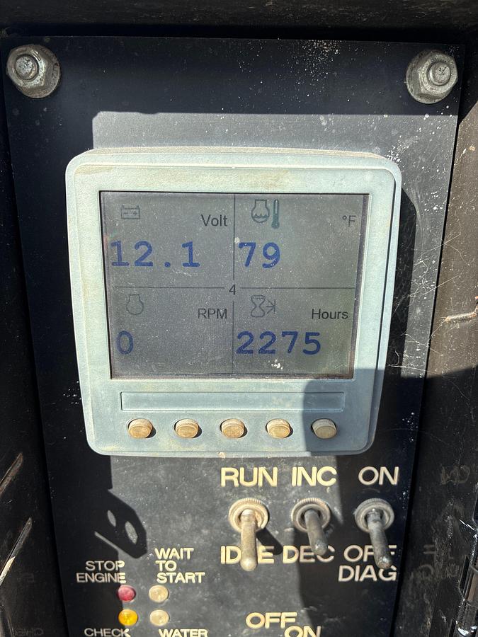 Used GARDNER DENVER TEE 5K TRIPLEX WELL SERVICE PUMP P/B CATERPILLAR 6-CYL ENGINE, SKIDDED