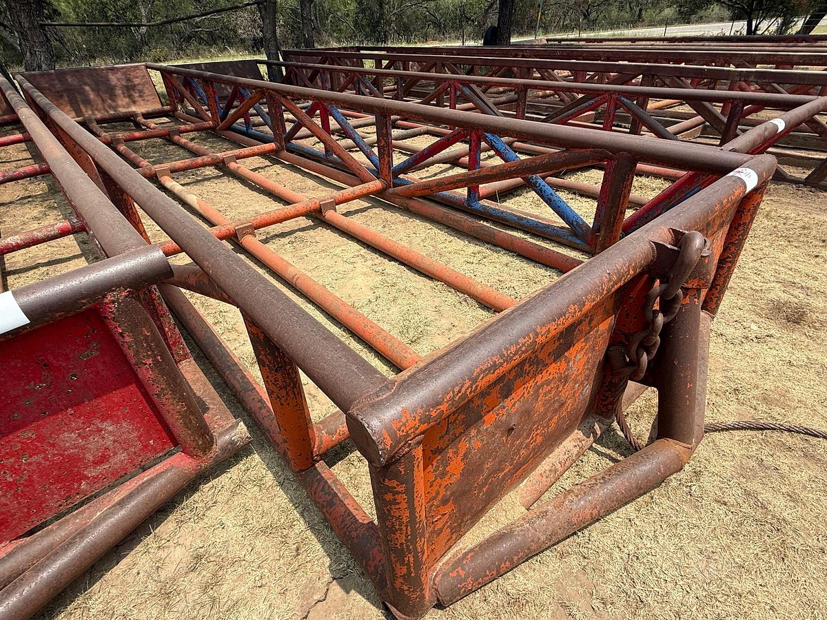 Used 40’L x 8’W x 3’H SKIDDED PIPE TUB