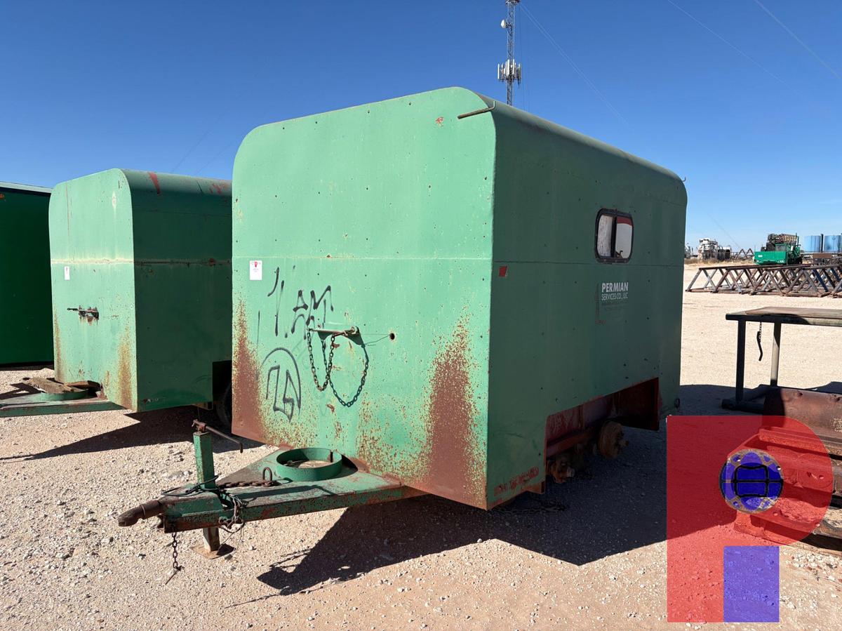 Used SHOPBUILT 10’ X 7’ T/A BUMPER PULL DOGHOUSE TRAILER