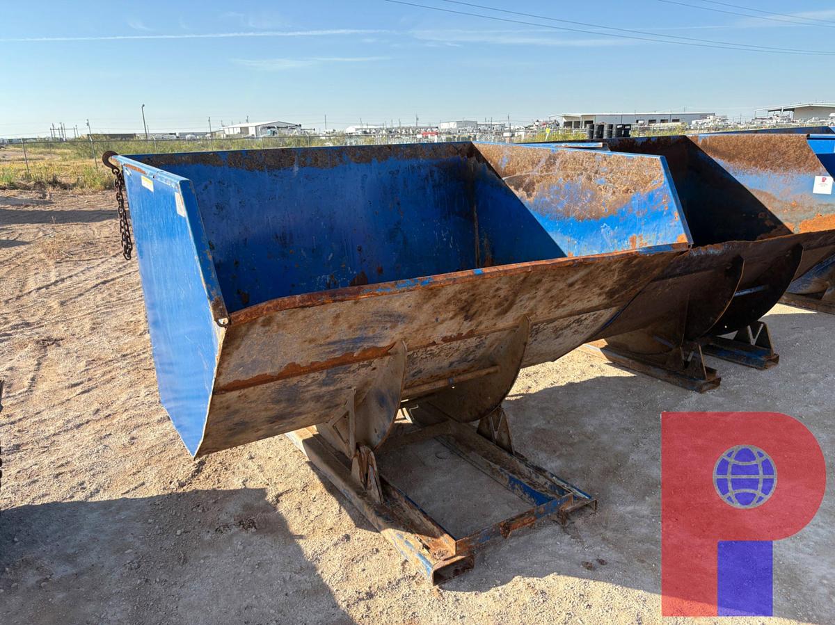 Used VESTIL D-500-HD  5CU.YD SELF DUMPING HOPPER