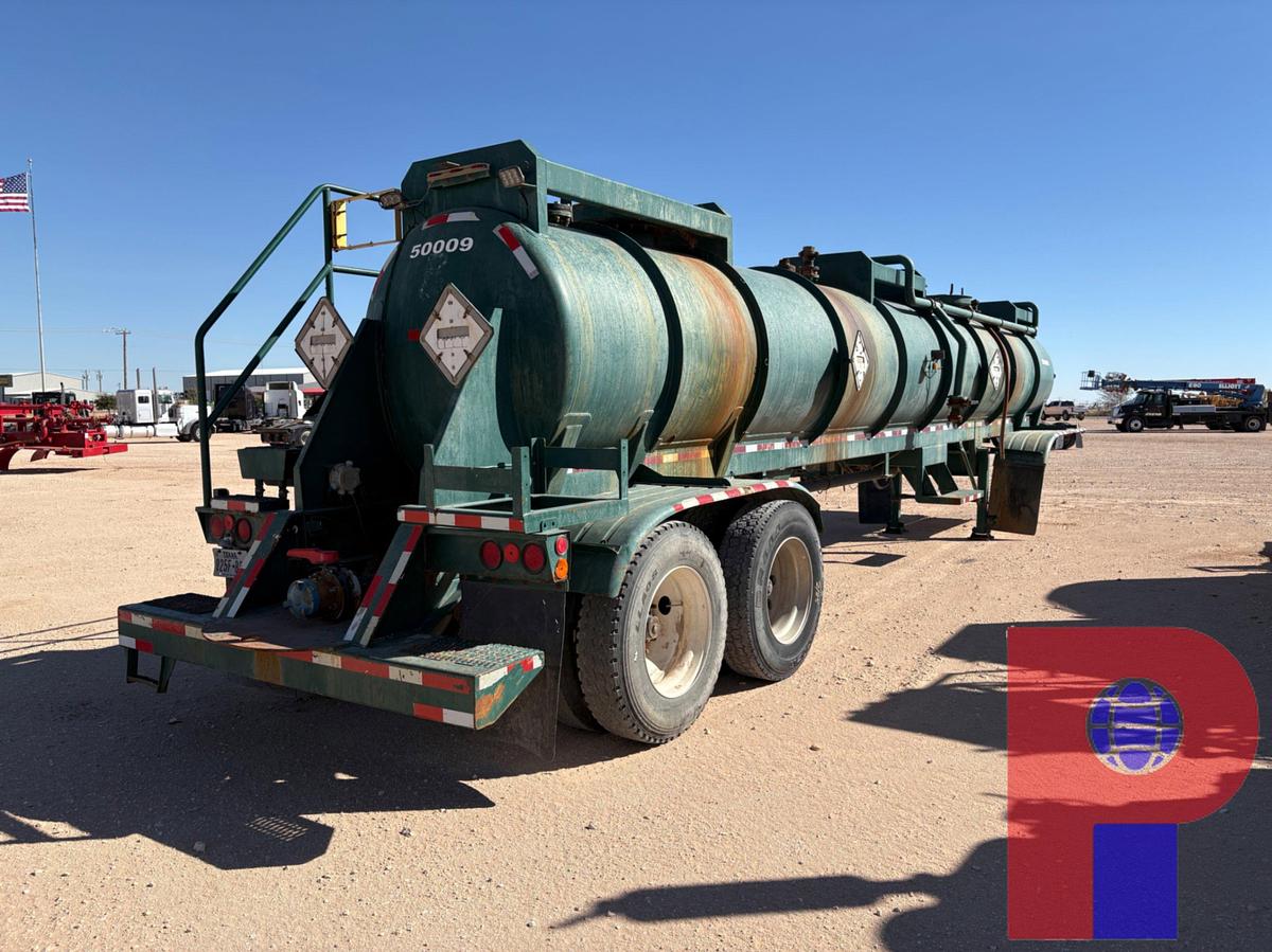 Used 2012 FORT WORTH FABRICATIONS 5,000 GALLON 2-COMP. T/A ACID TRANSPORT TRAILER