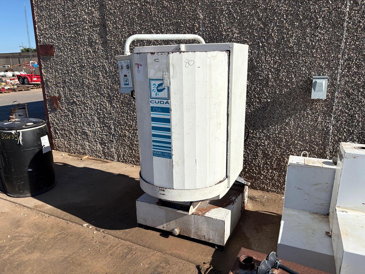 Used Cuda corporation model H2O-II spray wash cabinet