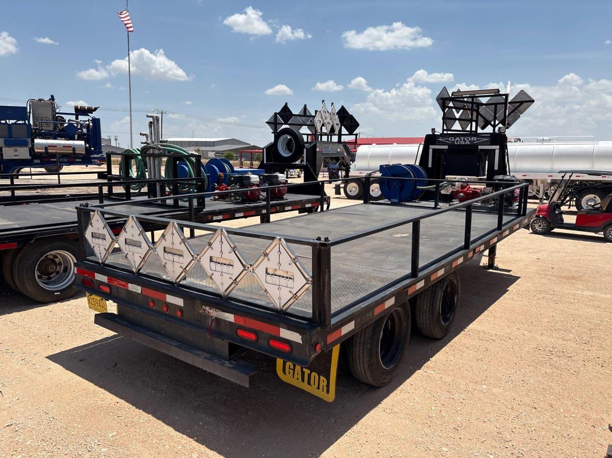 Used 2018 GATORMADE 20’ X 8’ T/A GOOSENECK CHEMICAL PUMP TRAILER