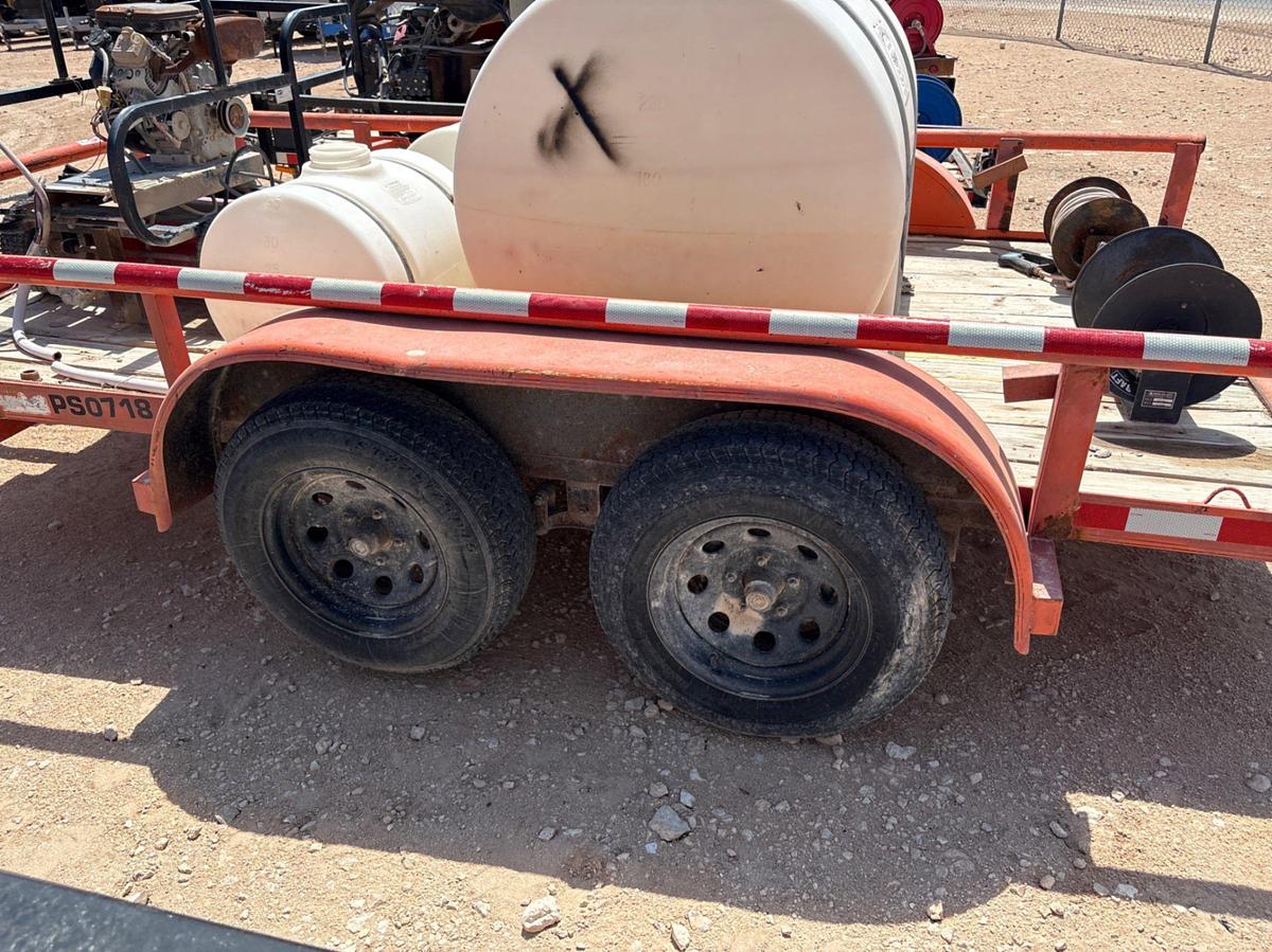Used 2011 BIG TEX 12’ X 6.5’ T/A BUMPER PULL PRESSURE WASH TRAILER
