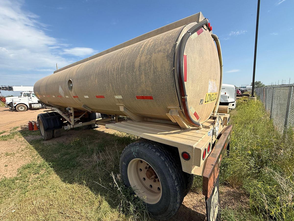 Used 1985 J&L TANK 5,250 GALLONS MC-306-AL 2-AXLE TANK PUP TRAILER