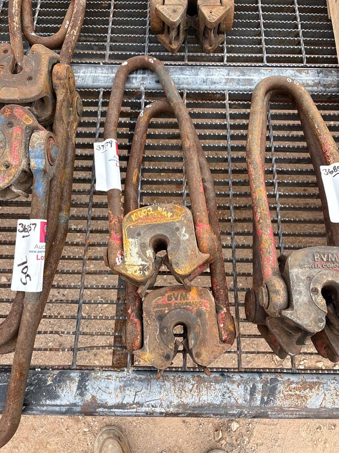 Used (2) BVM plate type rod elevators