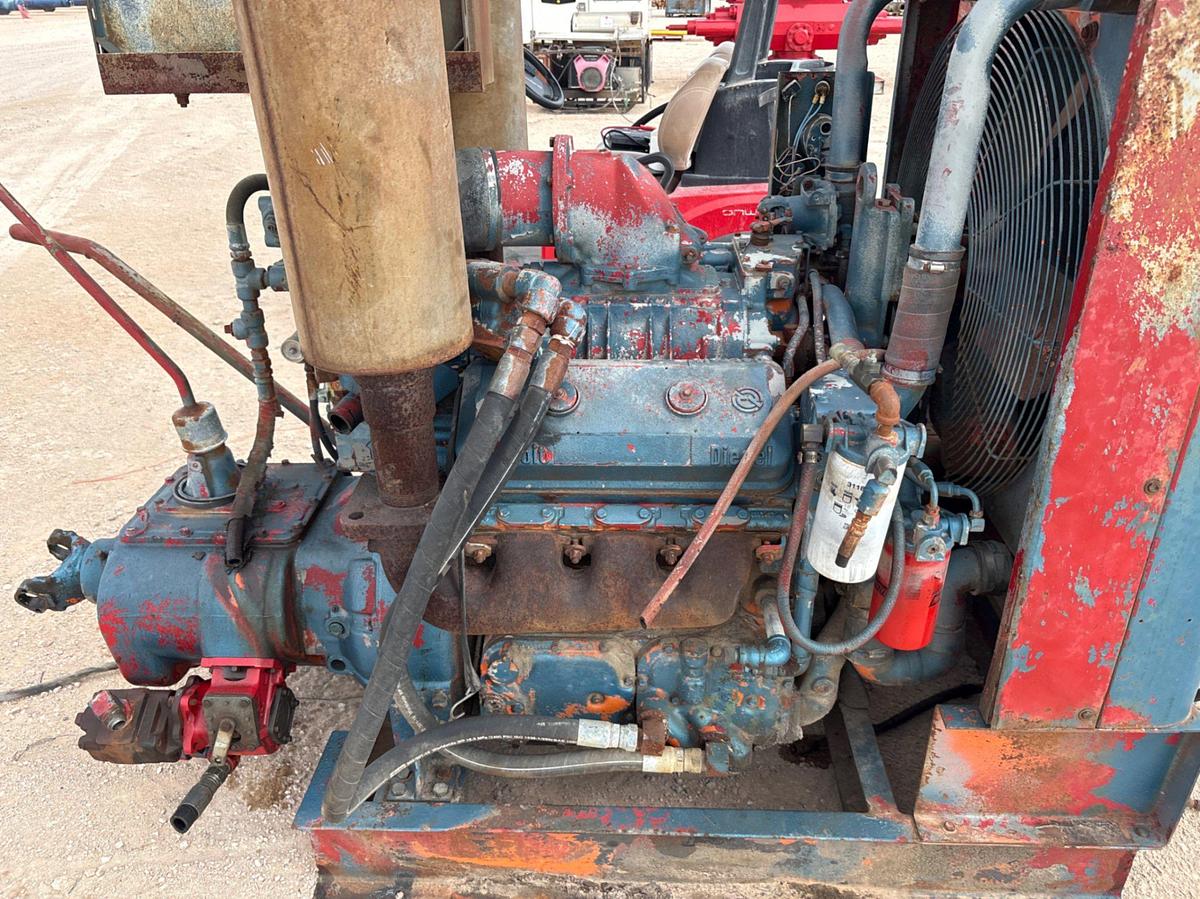 Used Detroit diesel 6v71 engine w/ Eaton 5-speed transmission