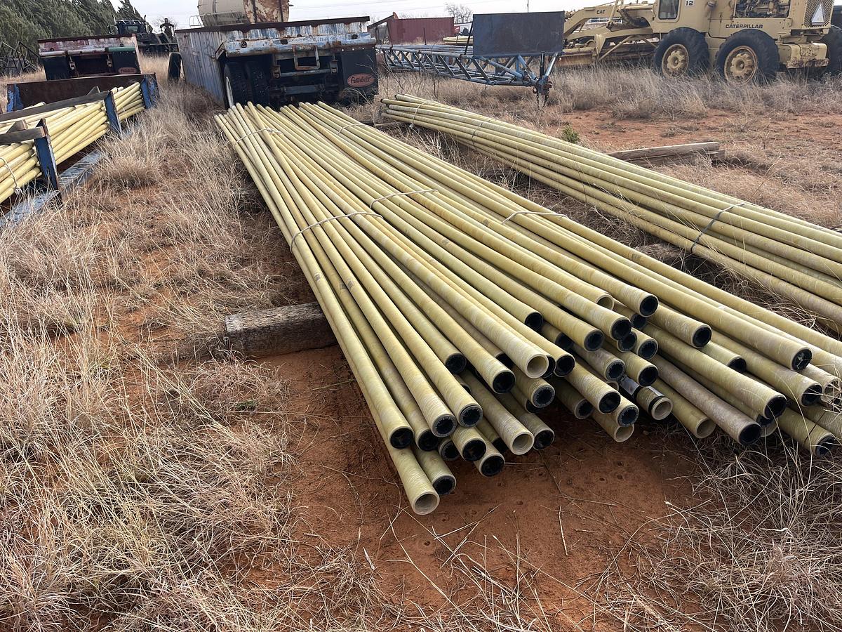 Used (750 FT.) 25 JTS. OF UNUSED NOV STAR AMINE 2" FIBERGLASS PIPE