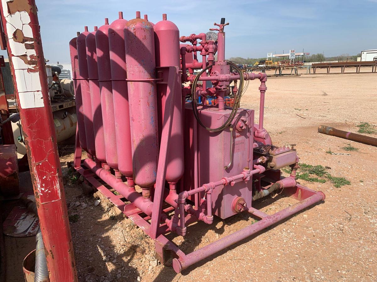 Used Skidded BOP Closing Unit