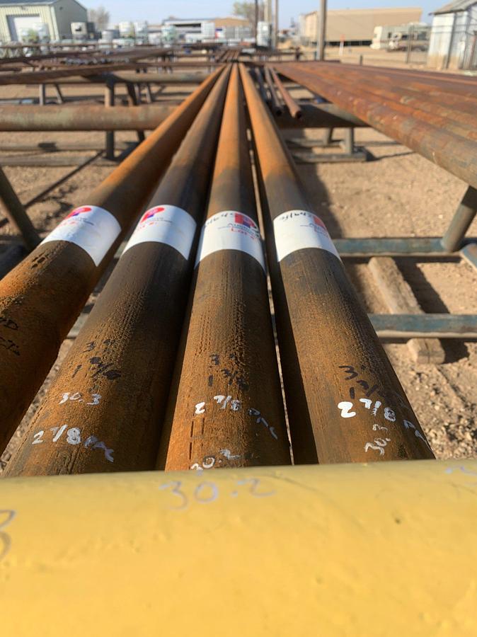 Used 3” OD x 1 3/8” ID x 30.2’ L Slick Drill Collar w/ 2 7/8 PAC