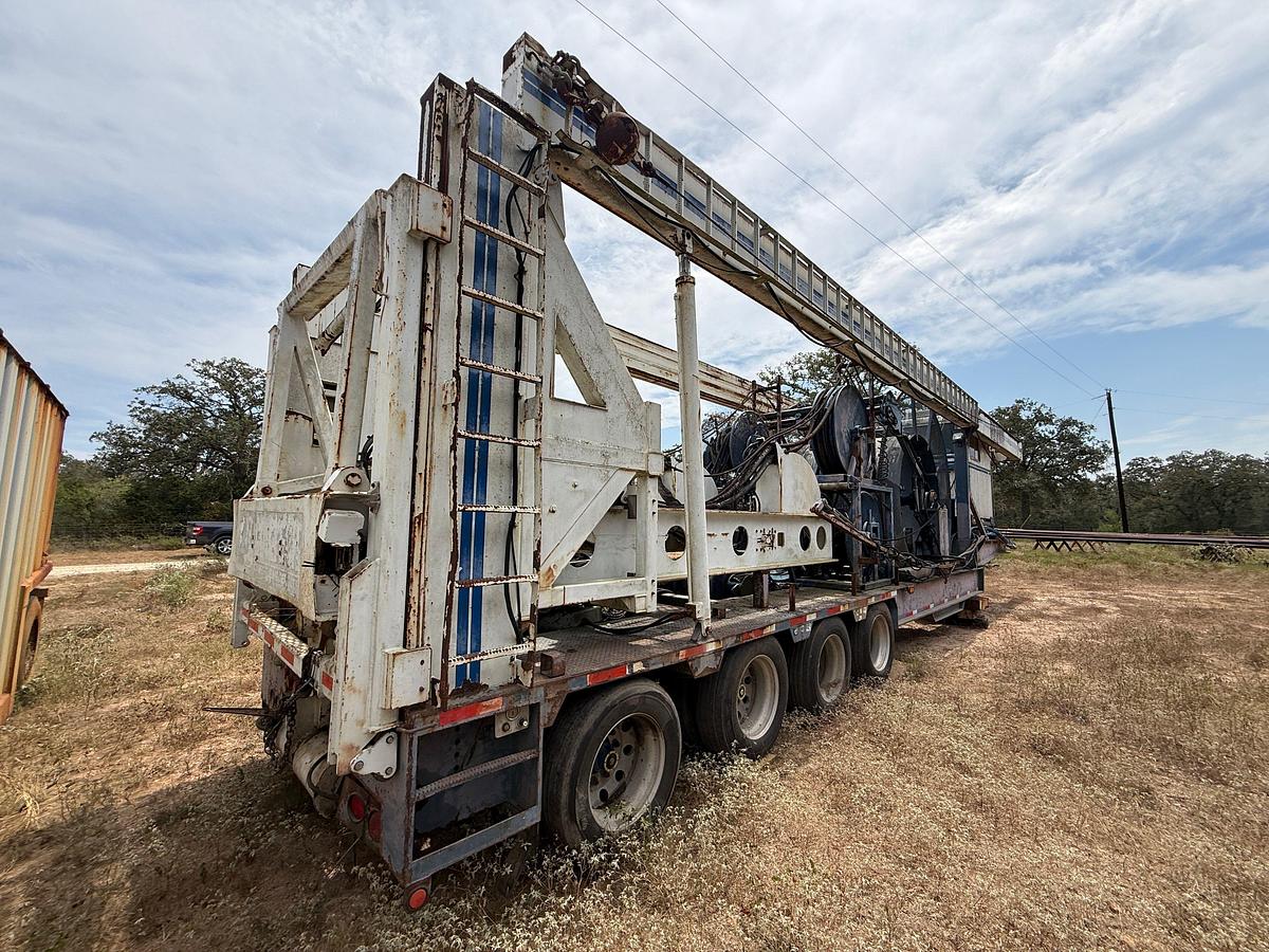 Used 2003 HYDRA RIG MOD:CE027556 4-AXLE COILED TUBING TRAILER