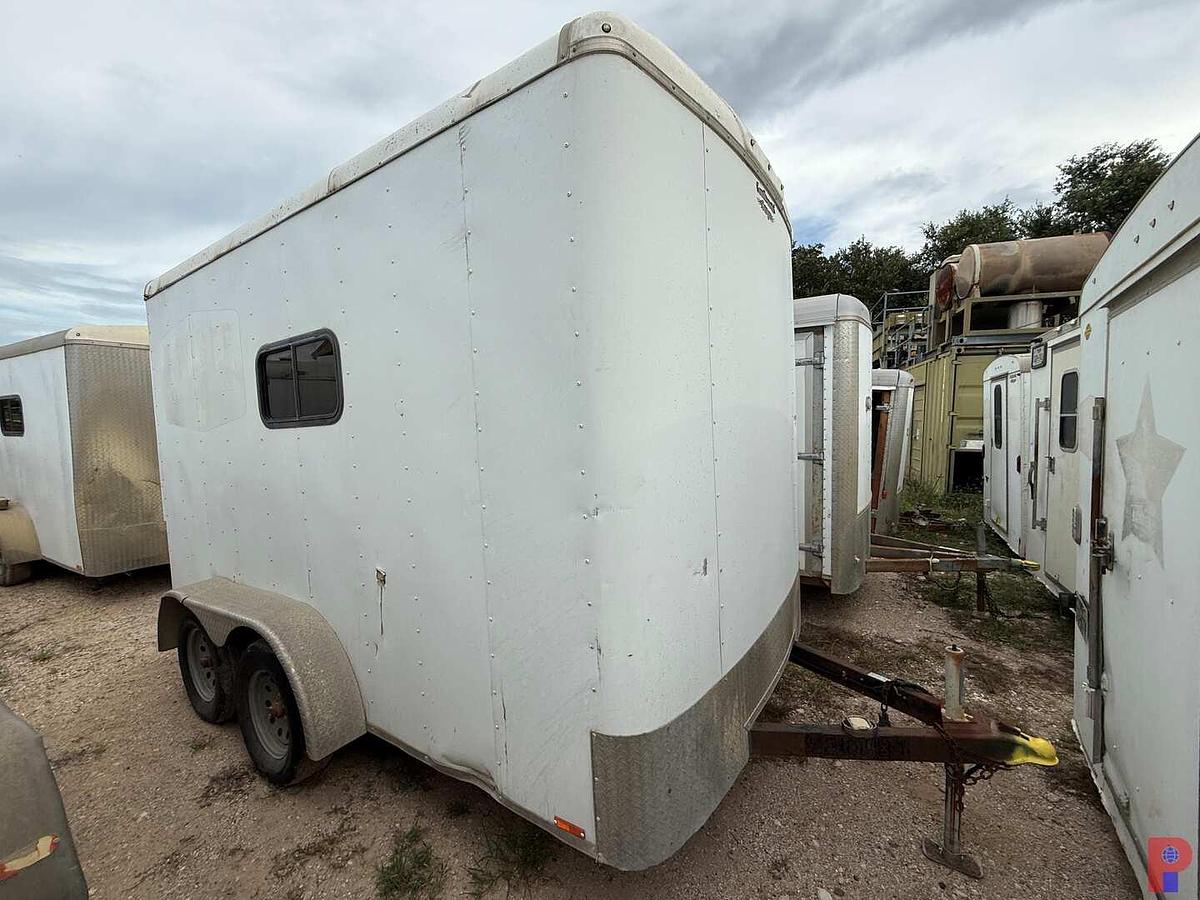 Used 2015 FOREST RIVER 12’ T/A BUMPER PULL CREW / DOGHOUSE TRAILER