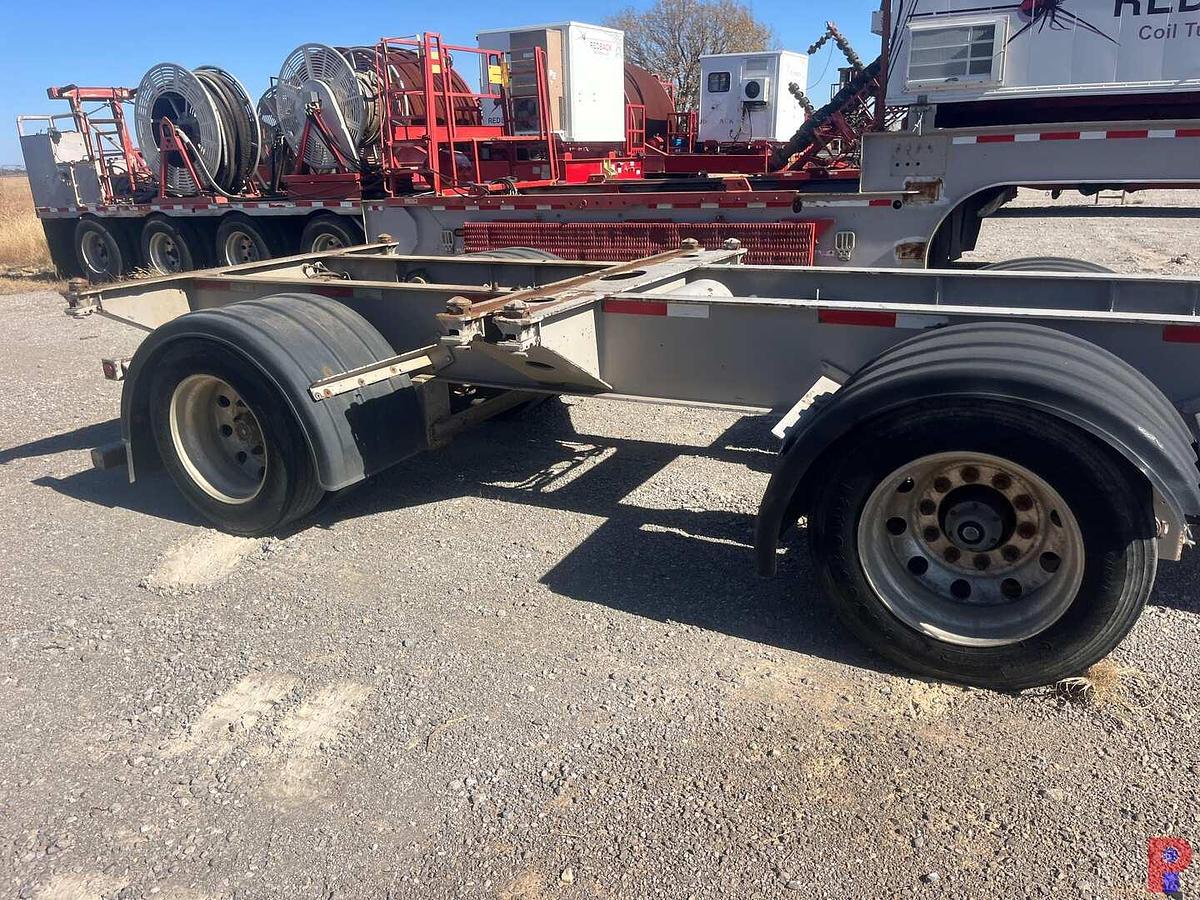 Used 2013 PEERLESS 47’ X 102” 2-AXLE PIN ON DROP DECK CT SUPPORT TRAILER
