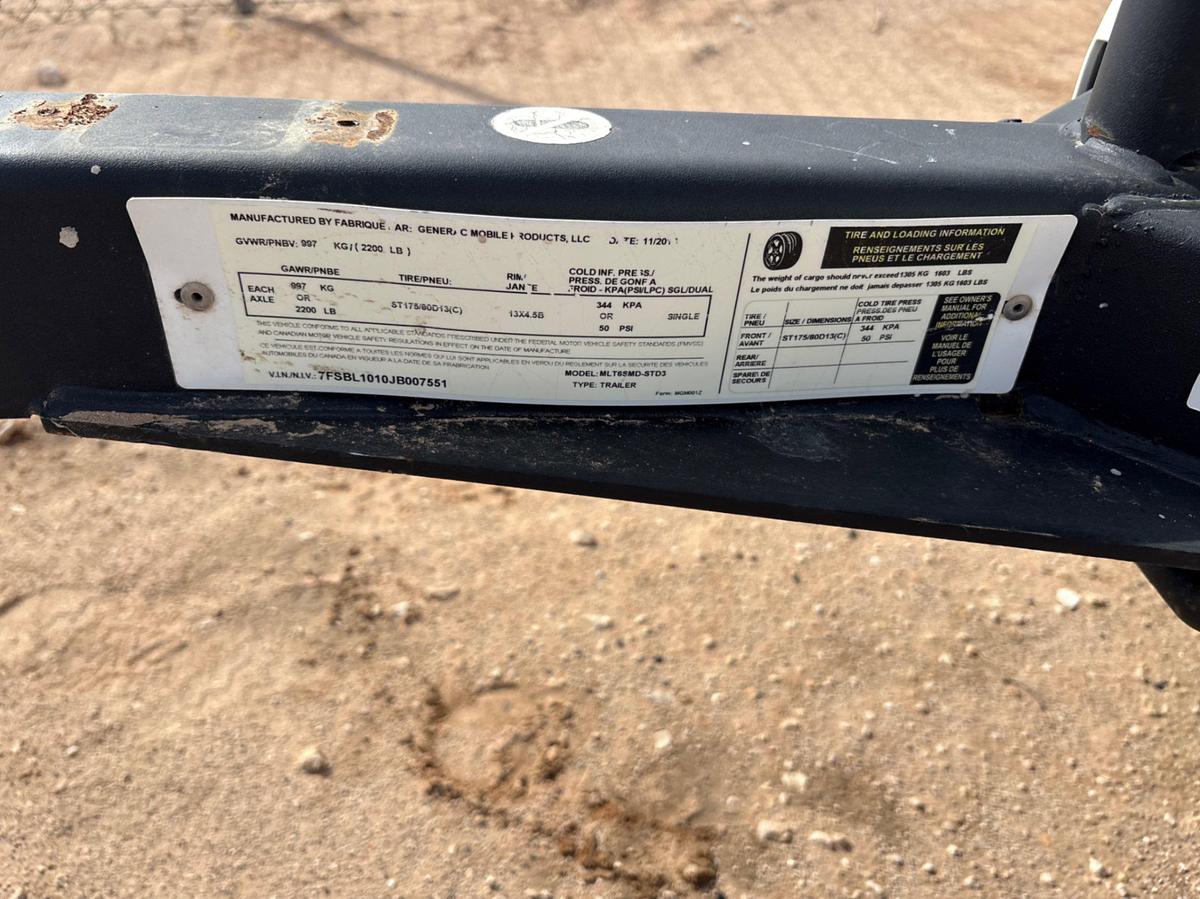 Used 2018 GENERAC MLT6SMD 6KW S/A BUMPER PULL LED LIGHT TOWER