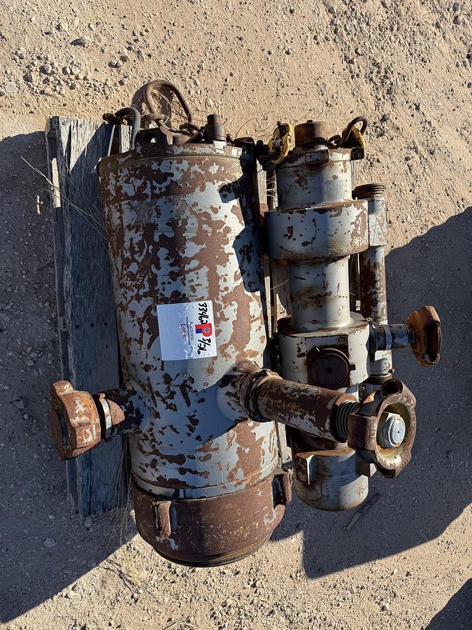 Used (2) MULTI-SIZE SINGLE PLUG CEMENT HEADS