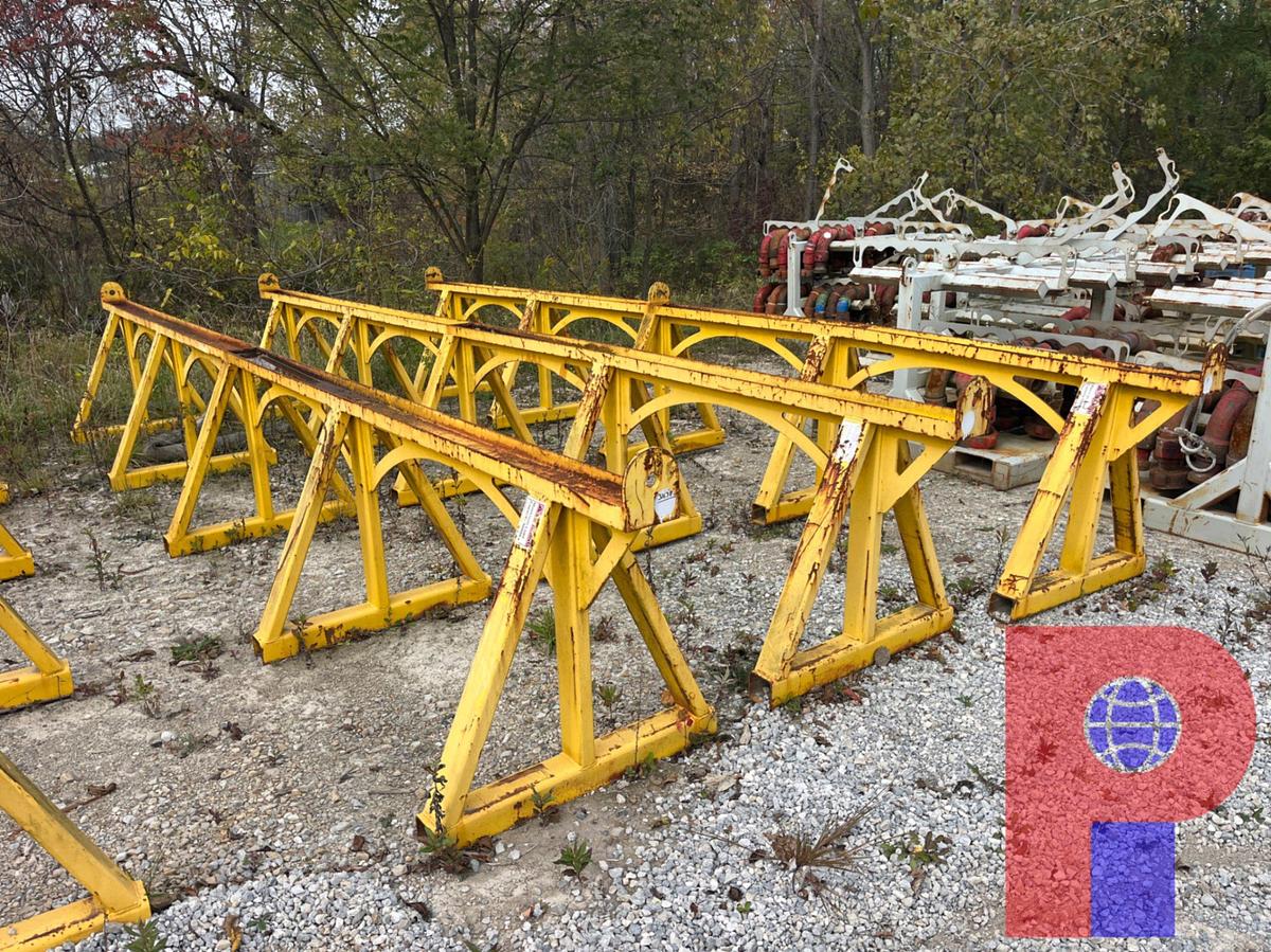 Used (3X$) 20’X36” TRIANGLE PIPE RACKS