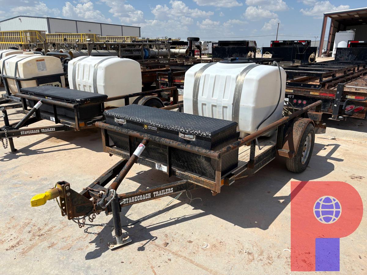 Used 2019 STAGECOACH TRAILERS 10’ X 5’ S/A BUMPER PULL PRESSURE WASHER TRAILER