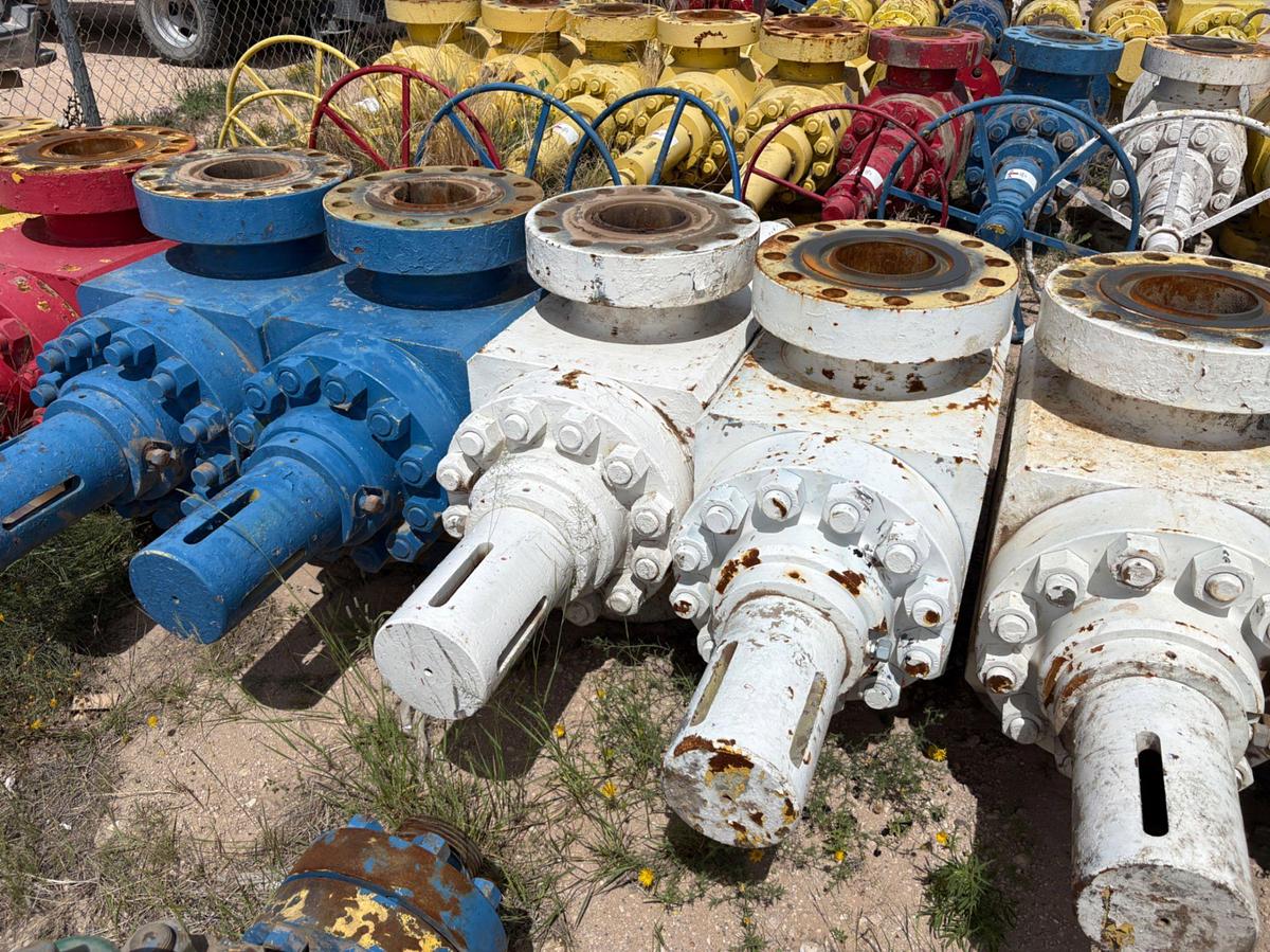 Used (3x$) (3) 7-1/16” 10k frac valves