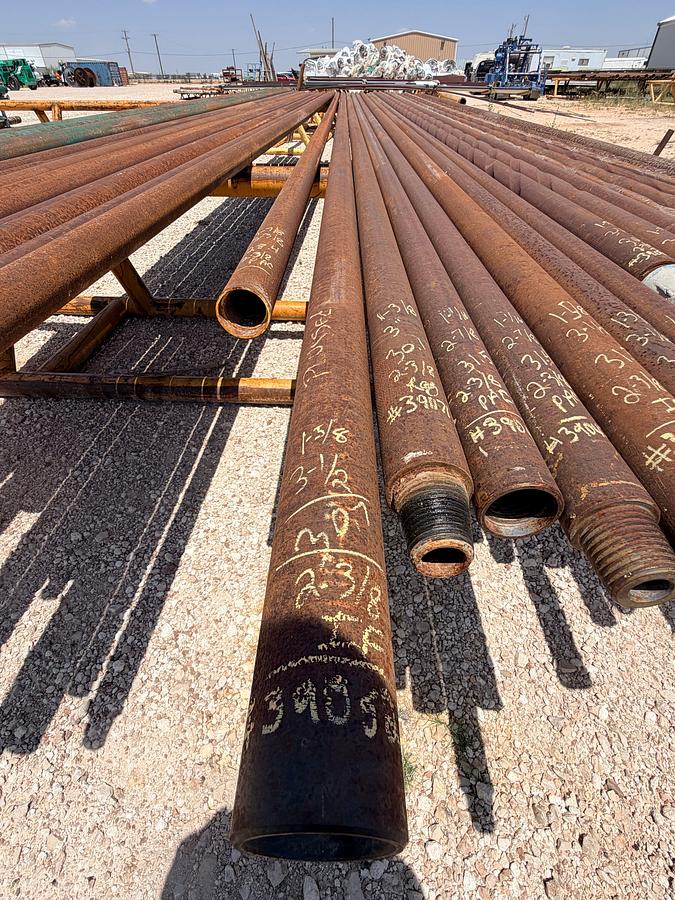 Used 3-1/2 OD x 1-5/8 ID x 30.7 ft. Long Slick Drill Collar w/ 2-3/8 IF CONN.