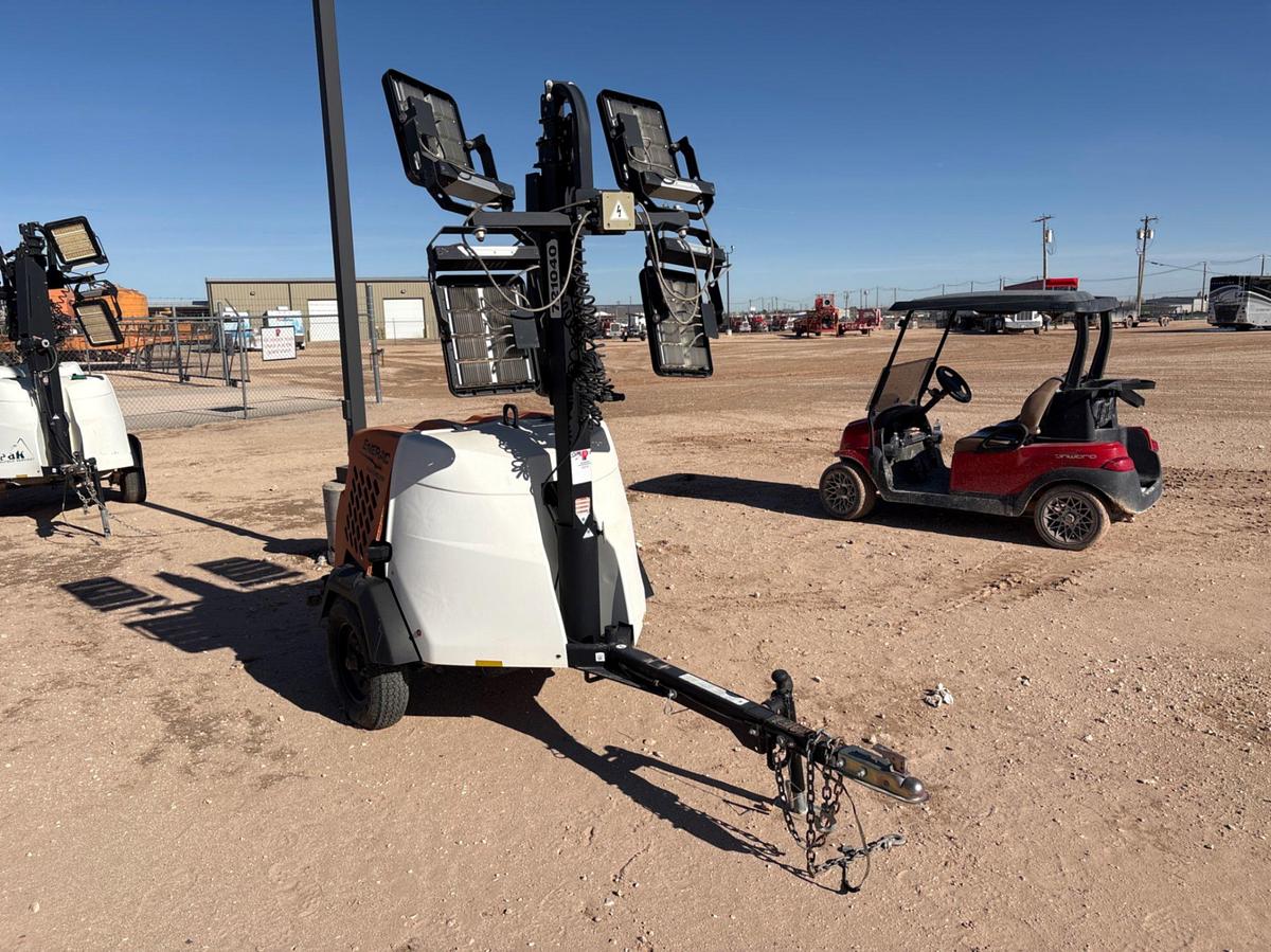 Used 2018 GENERAC MLT6SMD 6KW S/A BUMPER PULL LED LIGHT TOWER