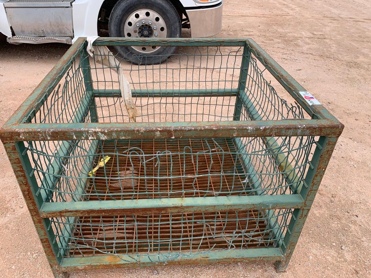 Used 48” x 48” x 36” Metal Bin