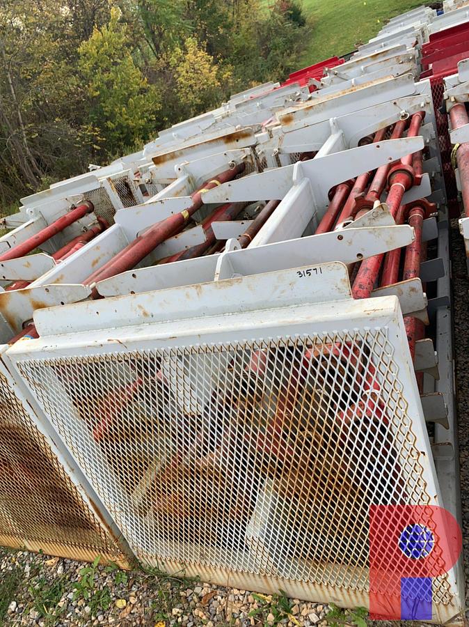 Used (23) JTS. OF 2”-3” FIG 1502 15K WP FLOW IRON ON TRANSPORT RACK