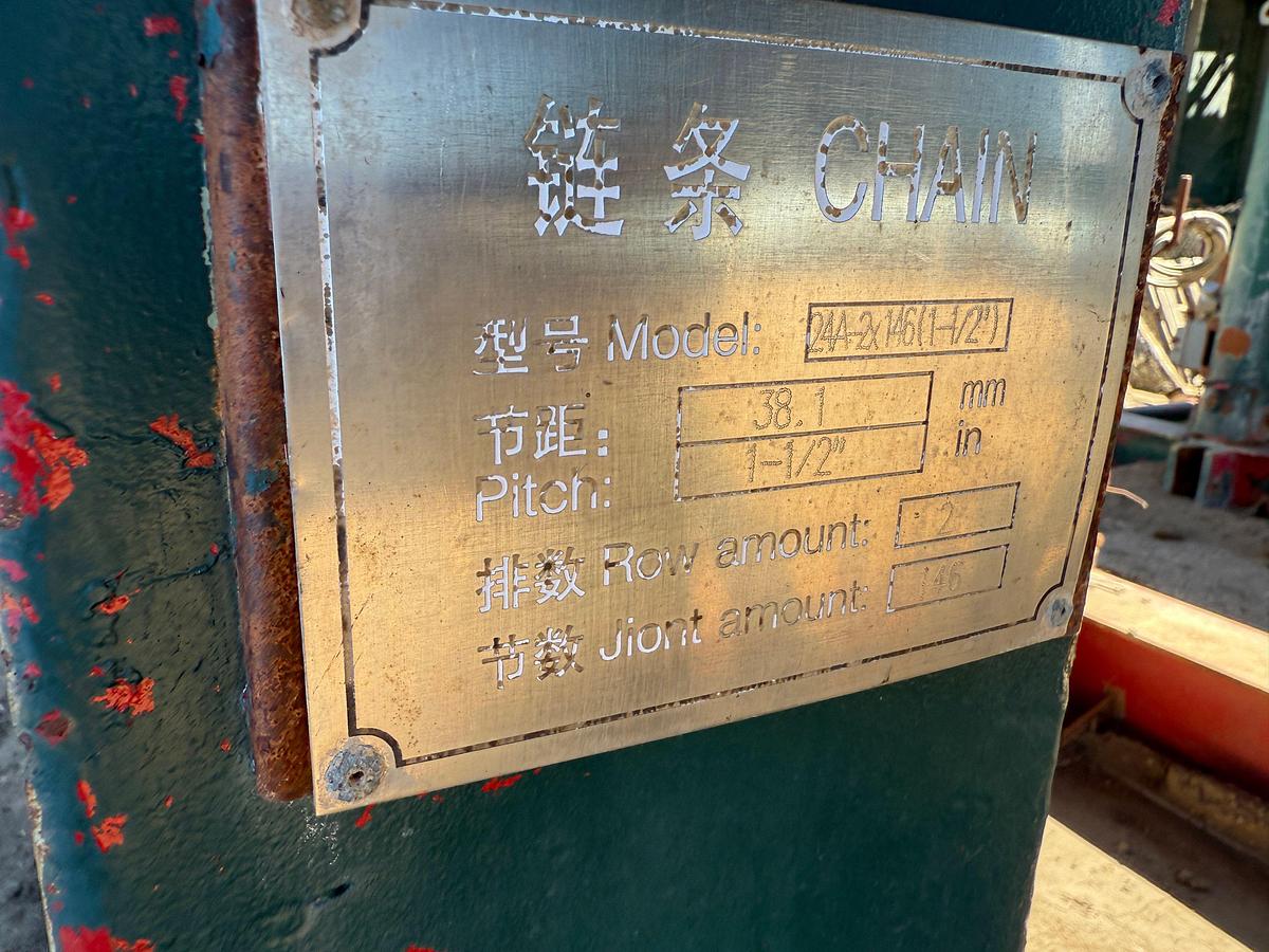 Used 2-SECTION 16.6’ H TELESCOPING SUB STRUCTURE W/ ZP175 ROTARY TABLE, RIGHT ANGLE DRIVE, & 33’ x 120” SKIDDED RIG RAMPS