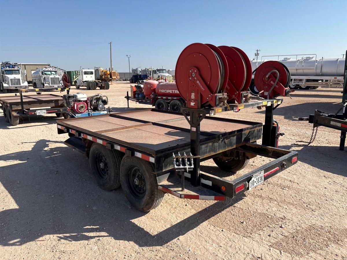 Used 2018 SAGE OIL VAC 12’ X 88” T/A BUMPER PULL LUBE TRAILER