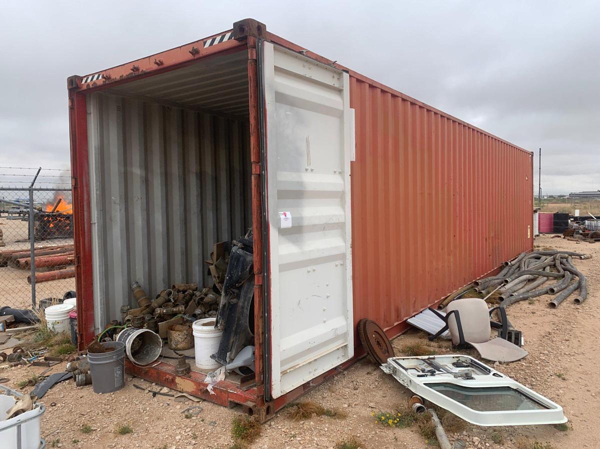 Used 32’ x 9’ x 9’ 6” Sea Container and all its Content (NOTE: NO LOAD OUT)