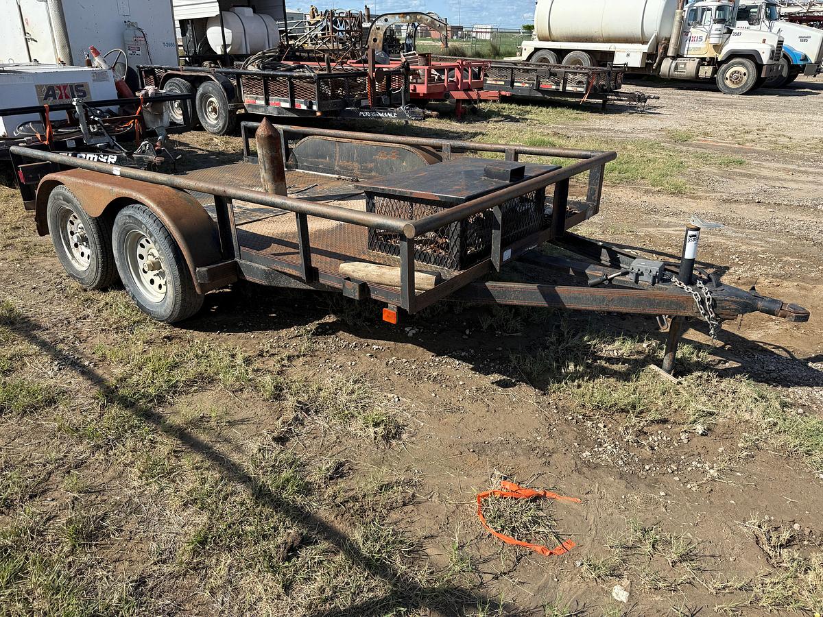 Used 2014 BESTBILT TRAILERS 12’ X 77” T/A BOP UTILITY TRAILER