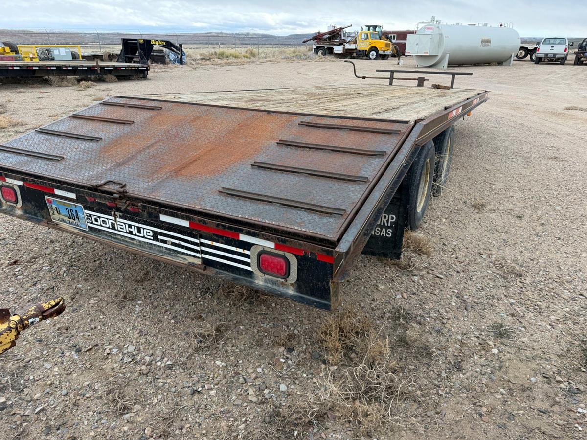 Used 1999 Donahue 24’ Flatbed Pintle Hitch Trailer