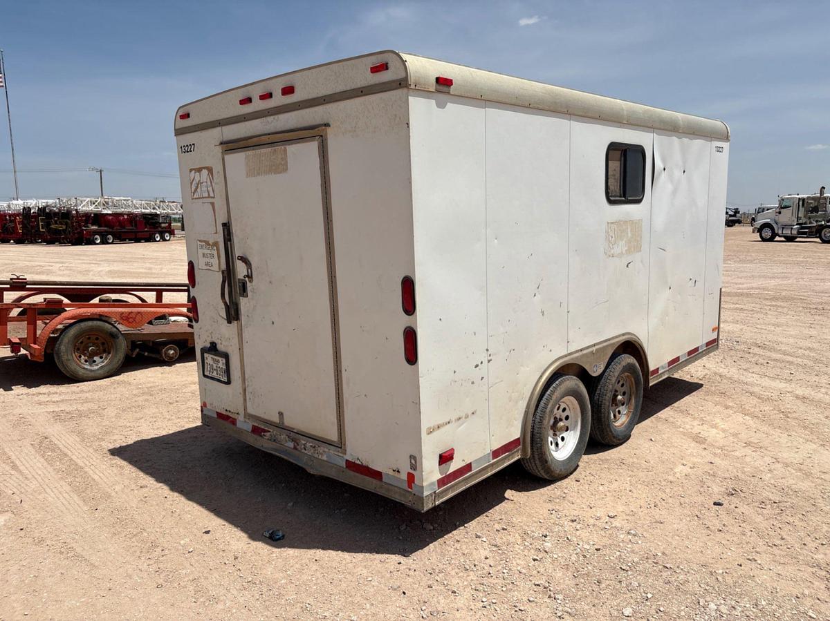 Used 2006 PACE AMERICAN 14’ X 7’ T/A BUMPER PULL DOGHOUSE TRAILER