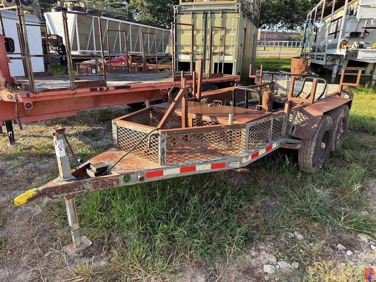 Used SHOP BUILT 14’ T/A BUMPER PULL BOP TRAILER