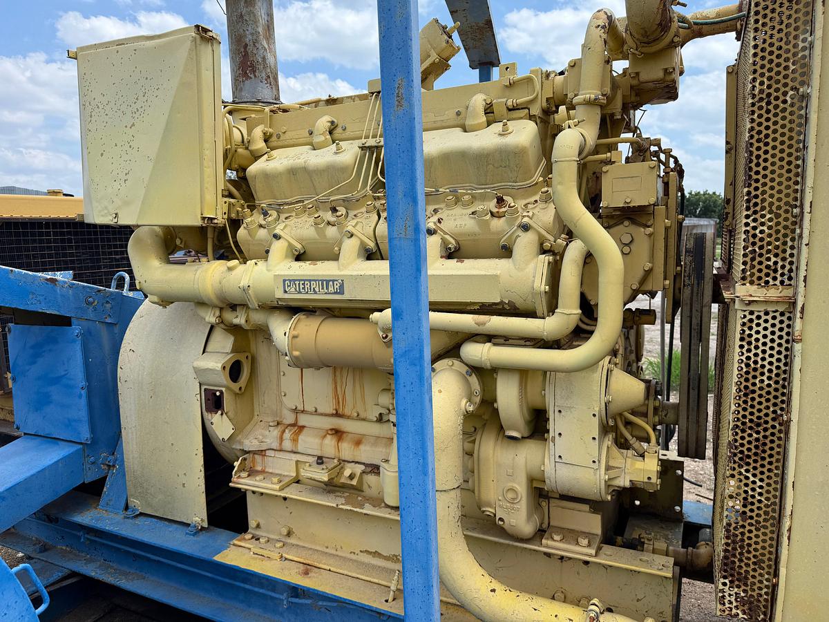 Used Continental Emsco DB-550 DUPLEX MUD PUMP P/B CAT D379, SKIDDED