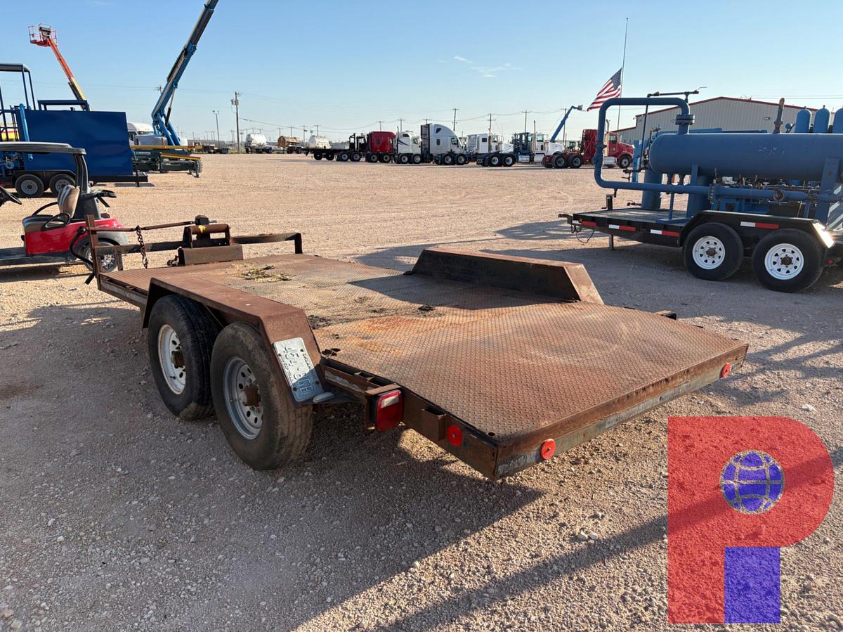 Used SHOPBUILT 16’ X 7’ T/A BUMPER PULL CAR HAUL TRAILER