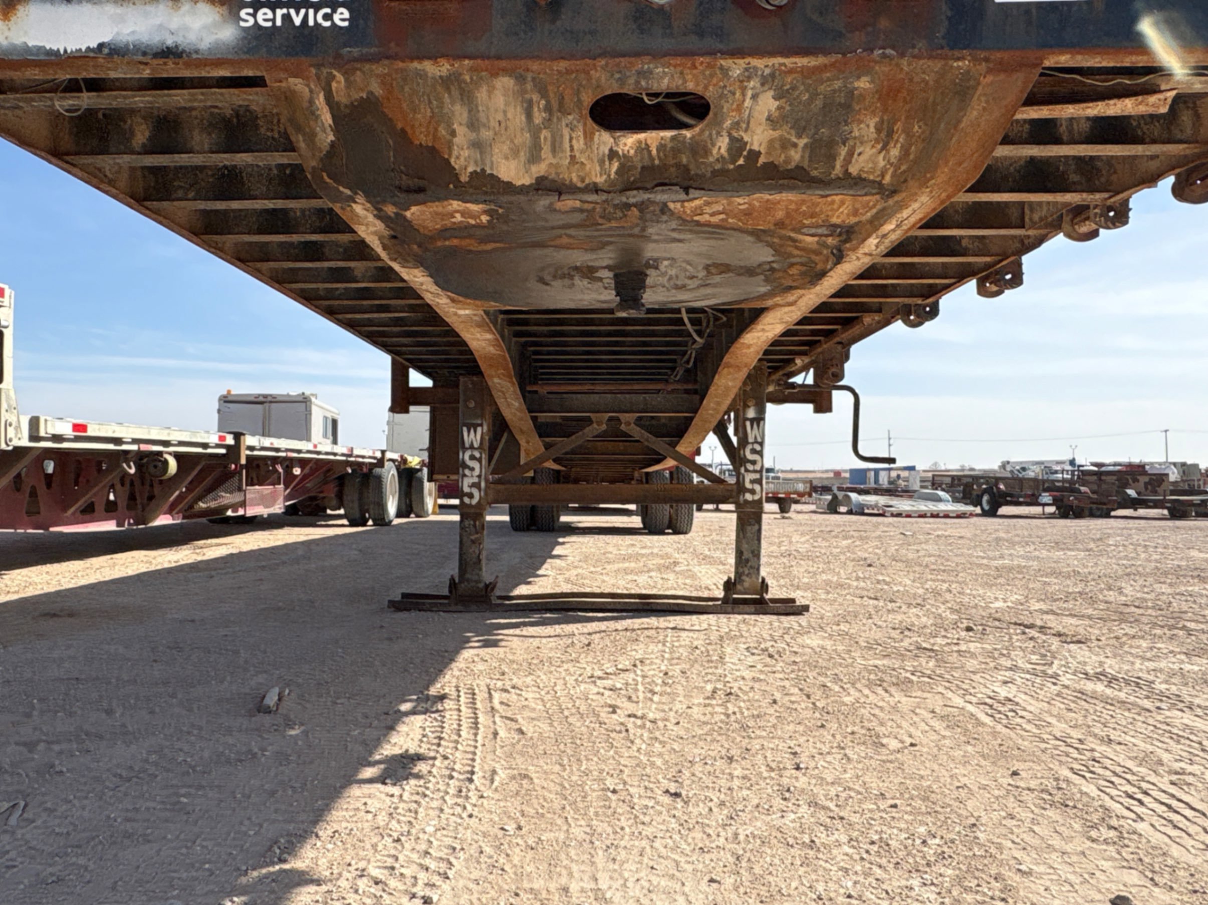 Used 1995 GREAT DANE 48’ X 8’ T/A FLATBED TRAILER