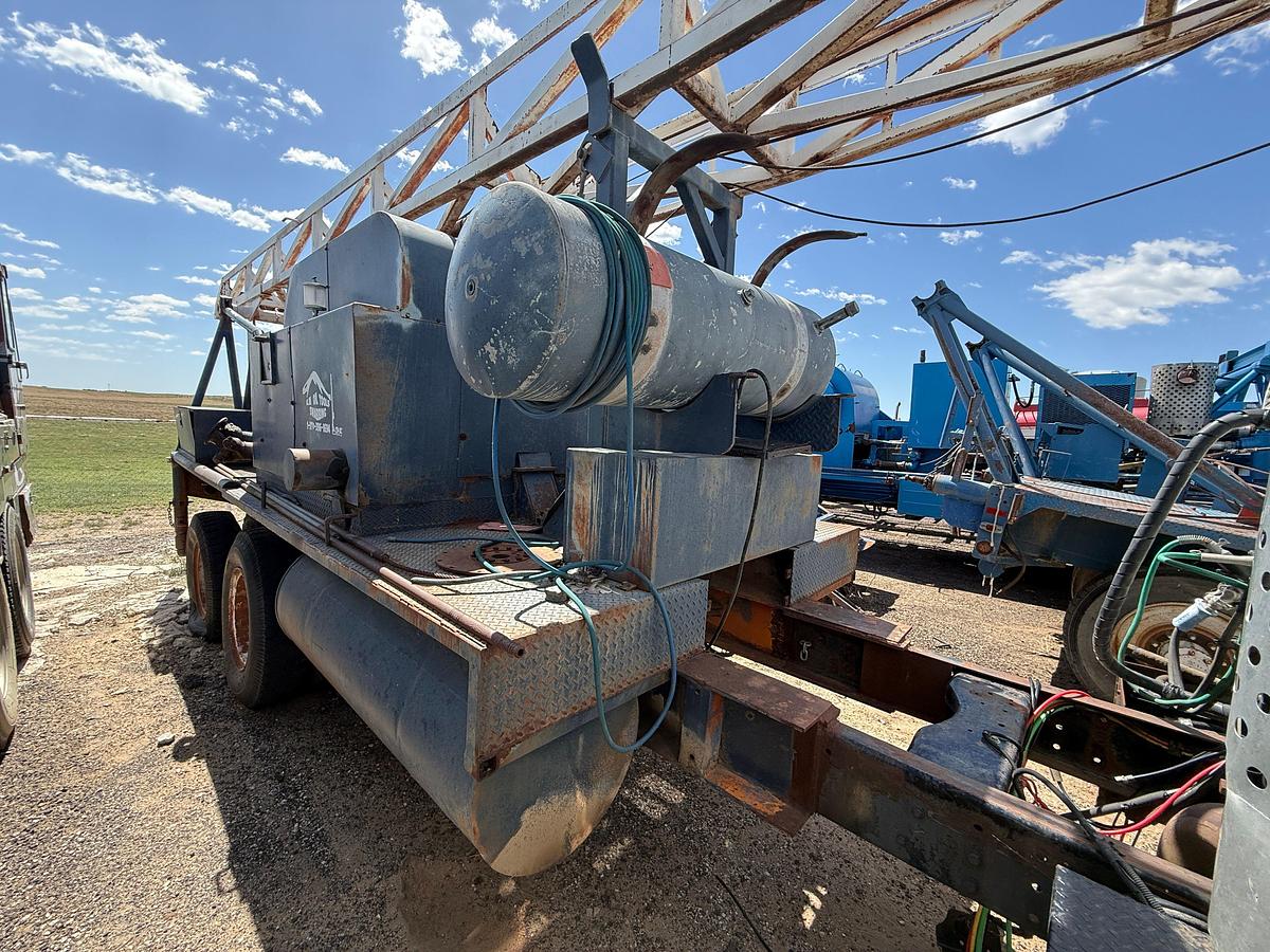 Used FRANKS EXPLORER II SWAB RIG MTD ON 1994 FORD L9000 T/A TRUCK