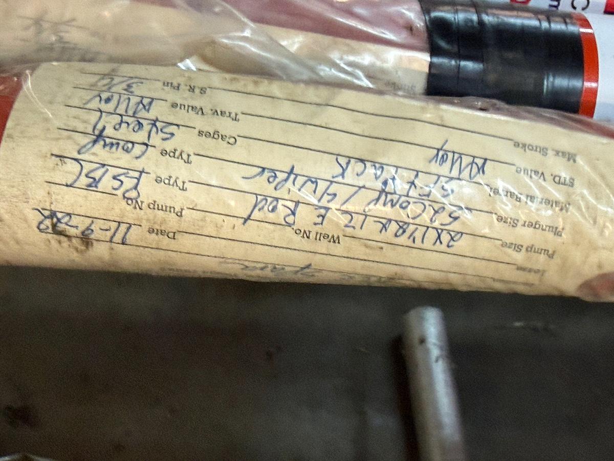 Used 2” x 1-1/2” x 12’, 52 COMP, 4 WIPER, CS TRIM DOWNHOLE PUMP