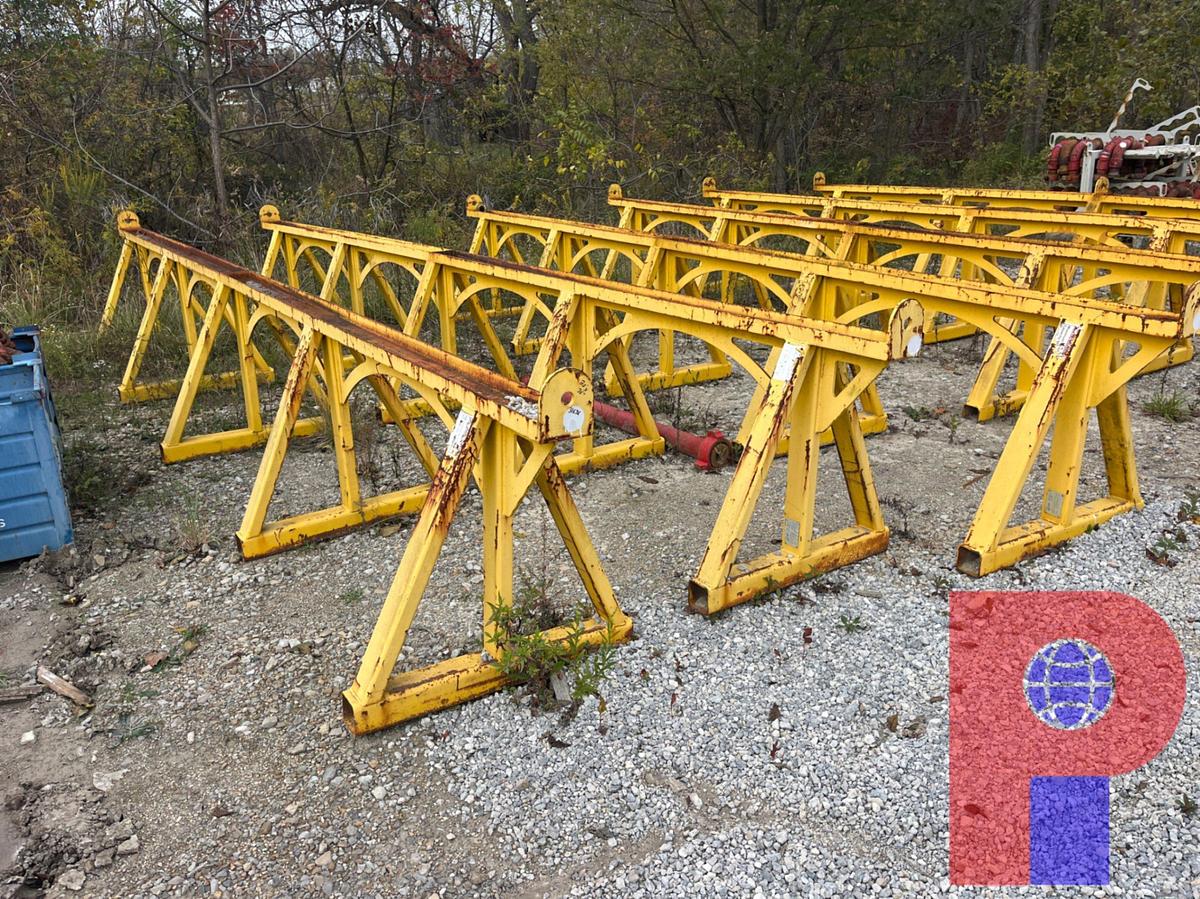 Used (3X$) 20’X36” TRIANGLE PIPE RACKS