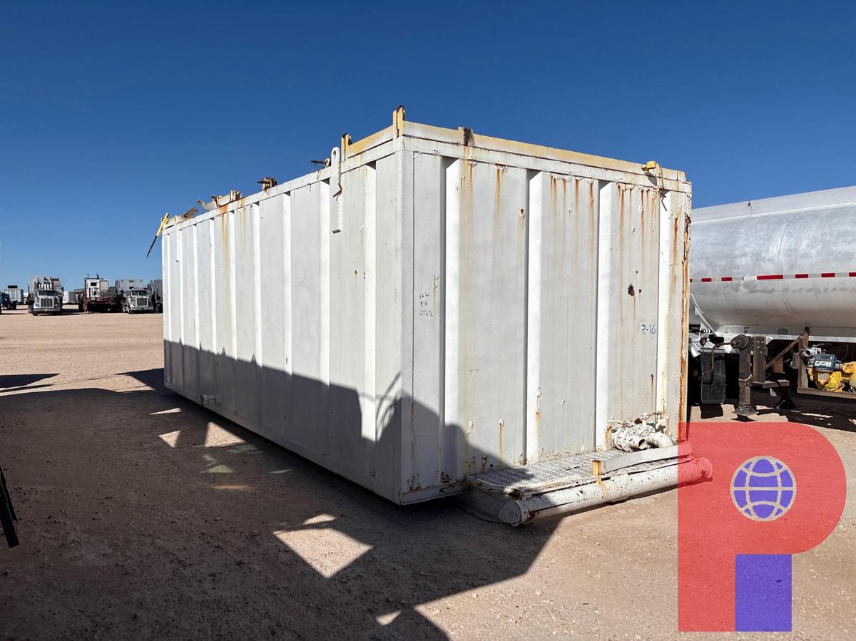 Used 27’6”L X 12’W X 9’H WATER TANK, SKIDDED