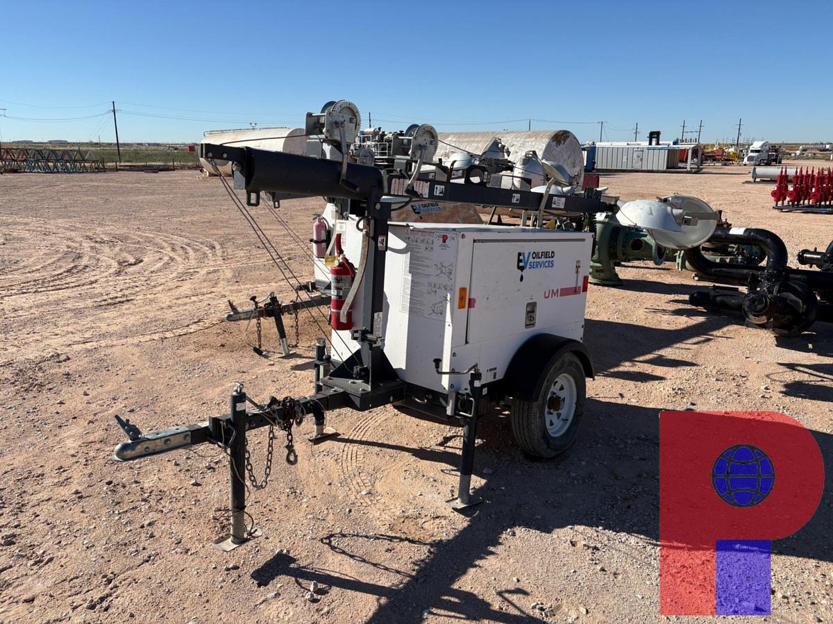 Used MAGNUM MLT3060K 6KW S/A BUMPER PULL LIGHT TOWER