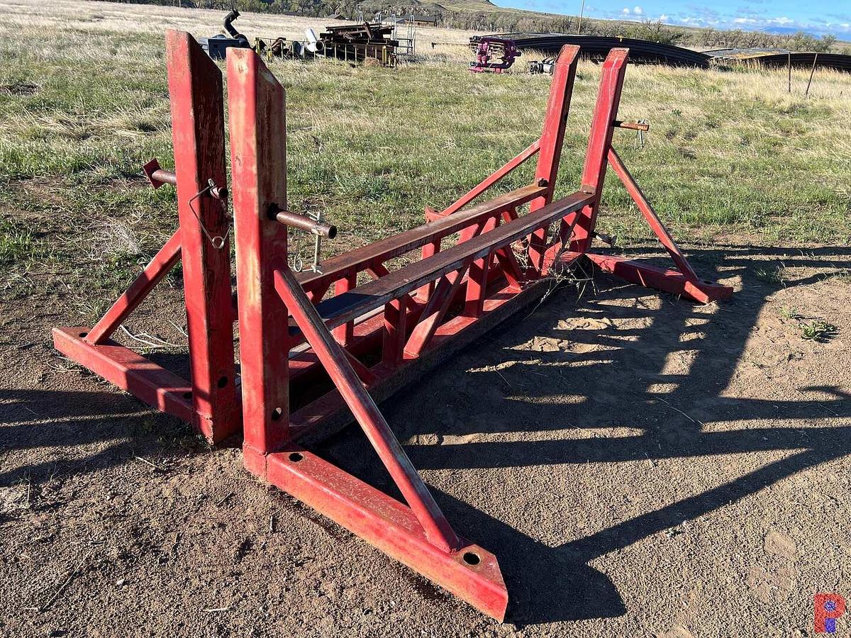 Used SET OF 94”L X 4’T U SHAPED PIPE RACK