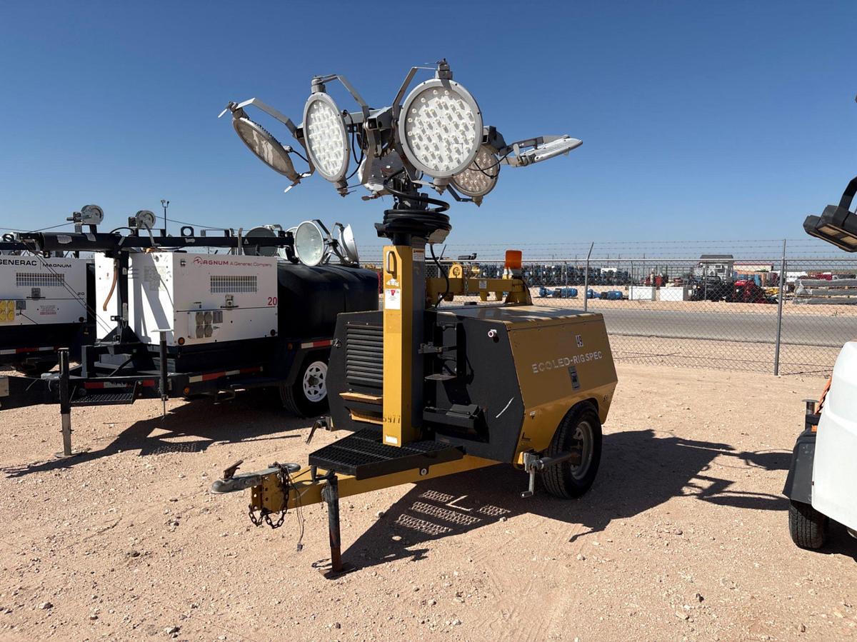 Used Allmand ECOLED S/a bumper pull LED light tower
