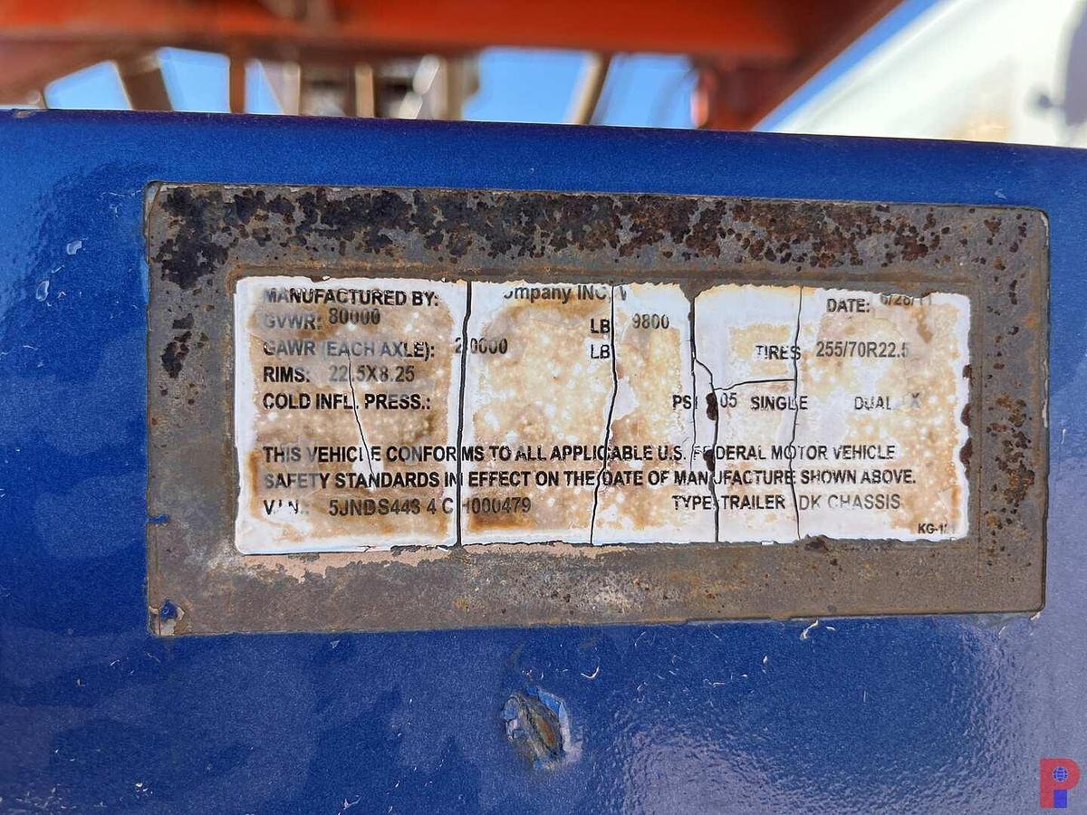 Used 2011 SERVA 3-AXLE TRAILER MOUNTED FRAC PUMP