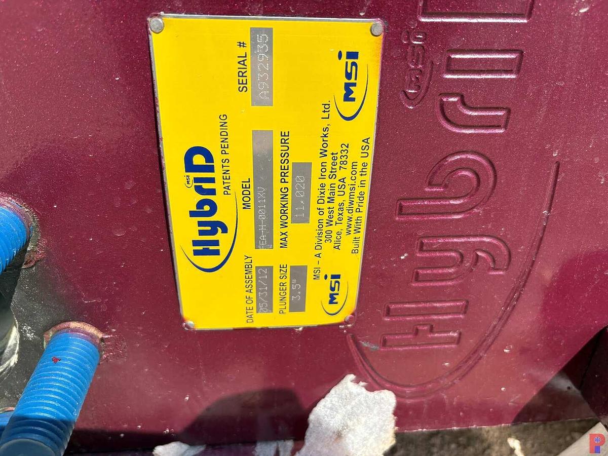 Used MSI HYBRID MODEL: FEA-H-0011XV QUINTAPLEX FLUID END