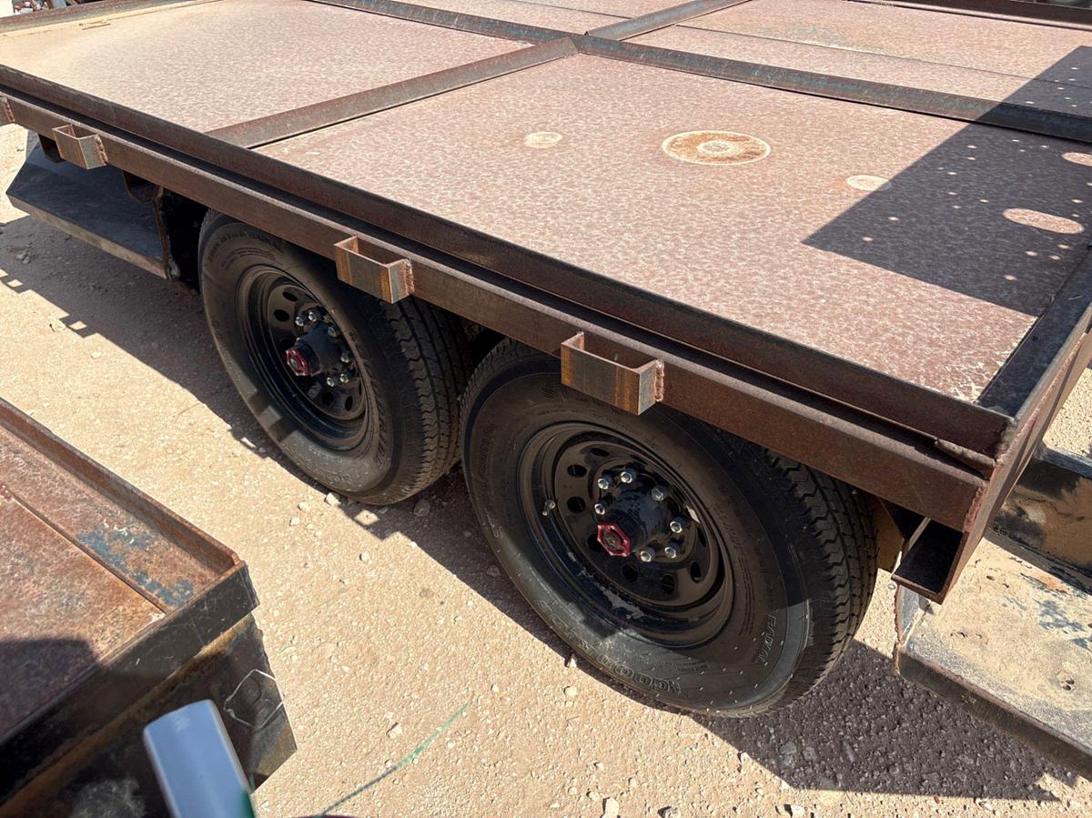 Used 2018 SAGE OIL VAC 12’ X 89” T/A BUMPER PULL TOTE TRANSPORT TRAILER