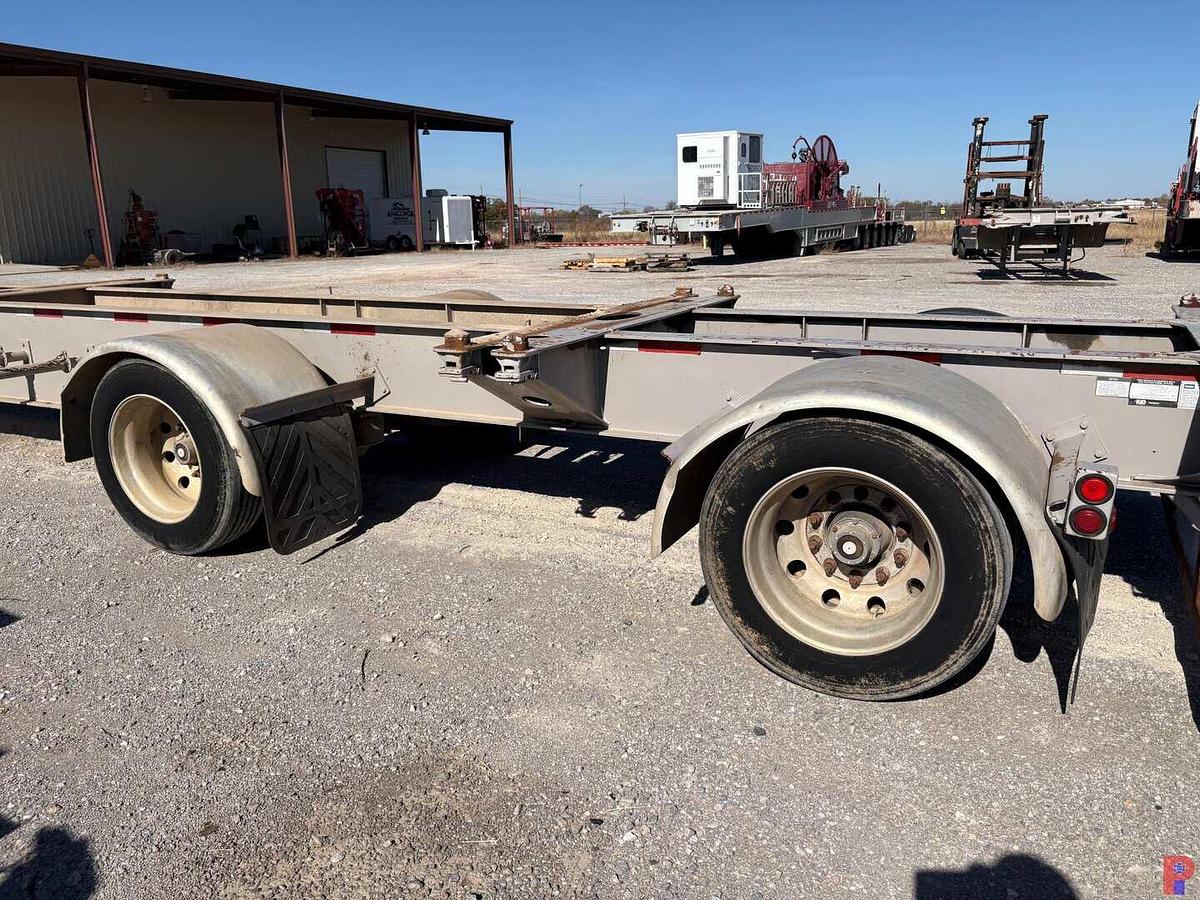 Used 2012 PEERLESS 47’ X 102” 2-AXLE PIN ON DROP DECK CT SUPPORT TRAILER