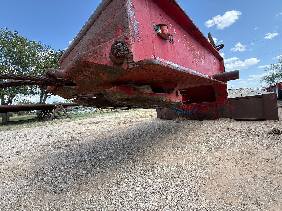 Used 1981 AZTEC 45’x 96” 50-Ton TRI-AXLE NARROW NECK LOWBOY TRAILER