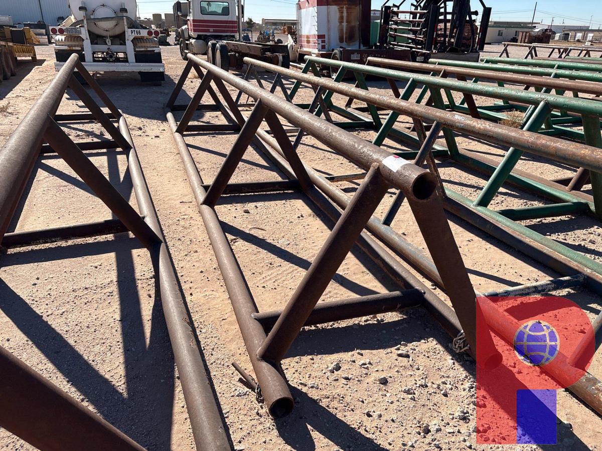 Used (3X$) 28’ X 42” TRIANGLE PIPE RACKS