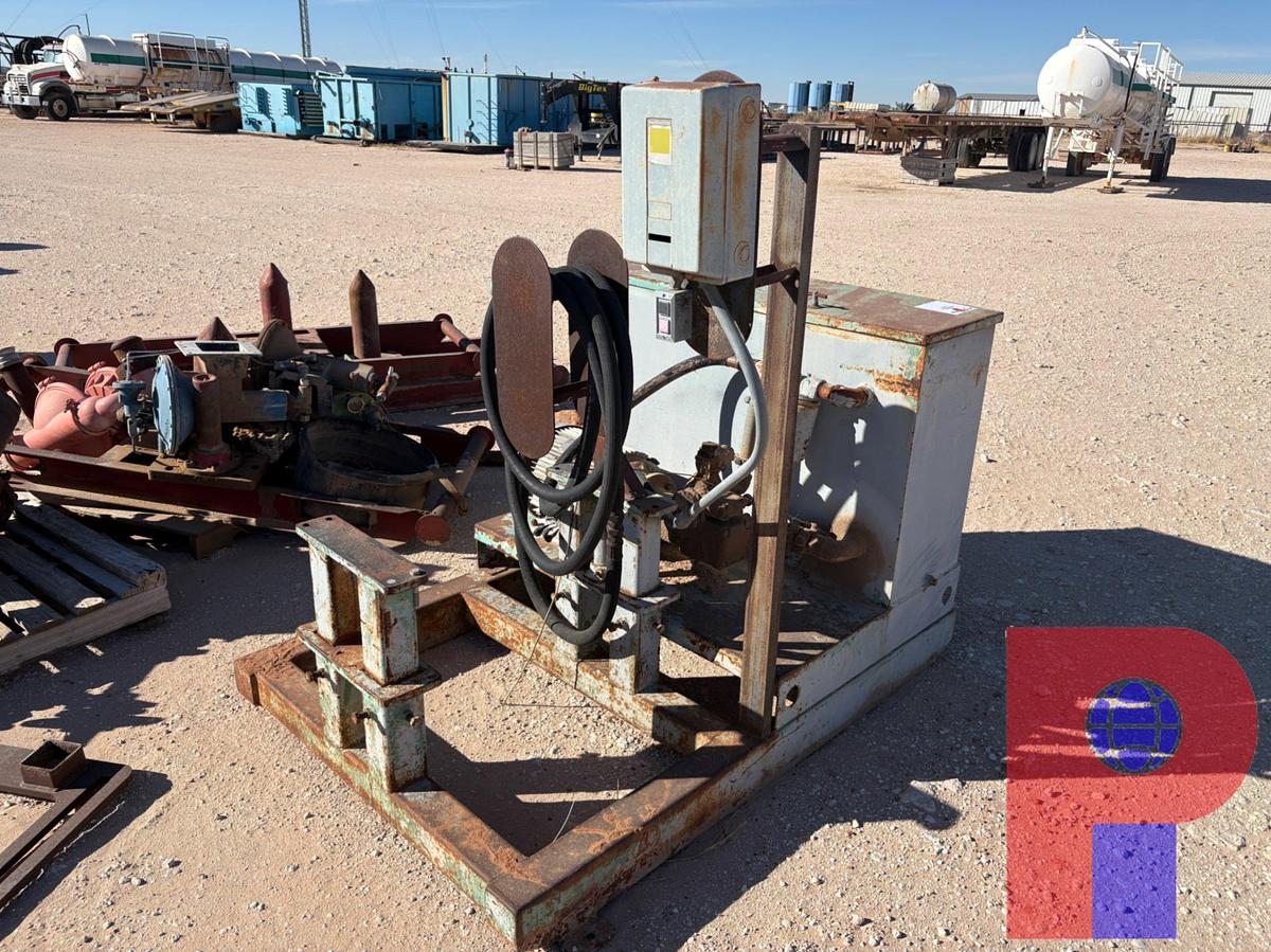 Used LOT W/ AUTOCRANE 3203 CRANE ARM, 125HP ELECTRIC MOTOR, (2) BOP TRANSPORT SKIDS, HPU, ETC…